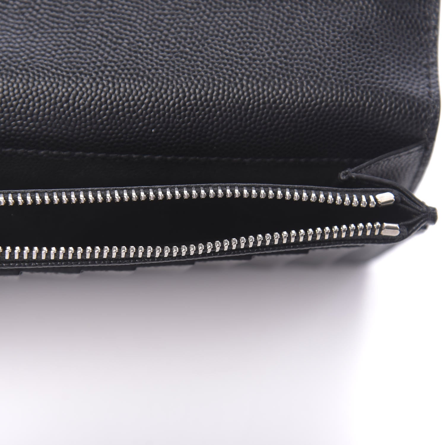 Saint Laurent Grain De Poudre Continental Wallet Black 7 of 9