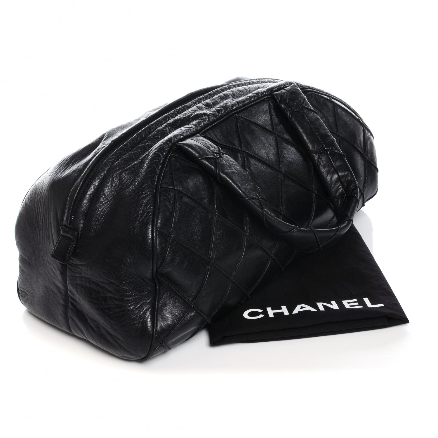 Chanel Calfskin Bowler Black 3 of 7
