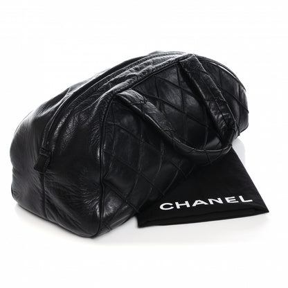 Chanel Calfskin Bowler Black 3 of 7
