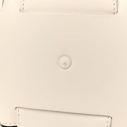 Bottega Veneta French Calfskin Shell Bag White Frost 11 of 13