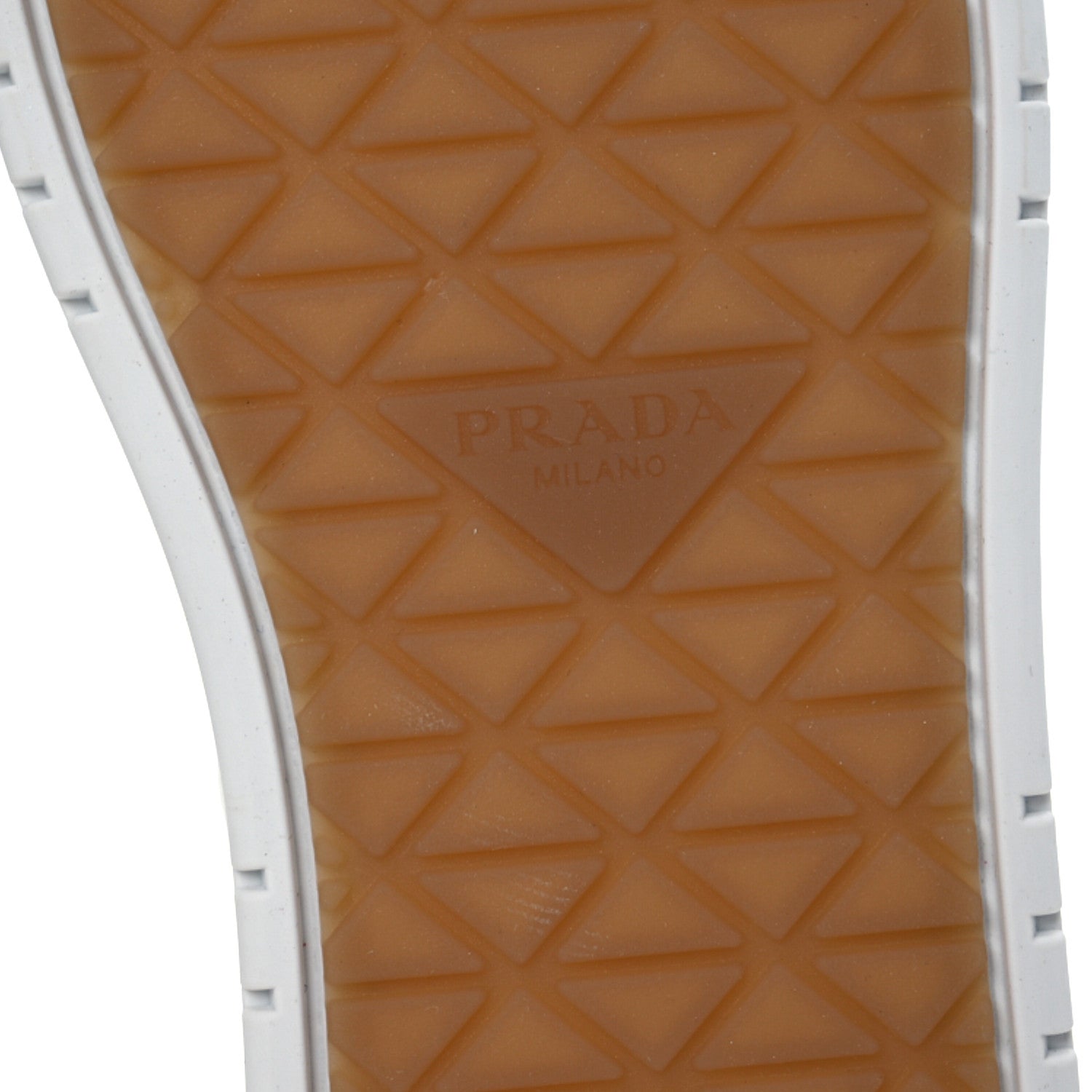 Prada Vitello Rois Triangle Womens Downtown Platform Low Top Sneakers 36.5 White 16 of 28
