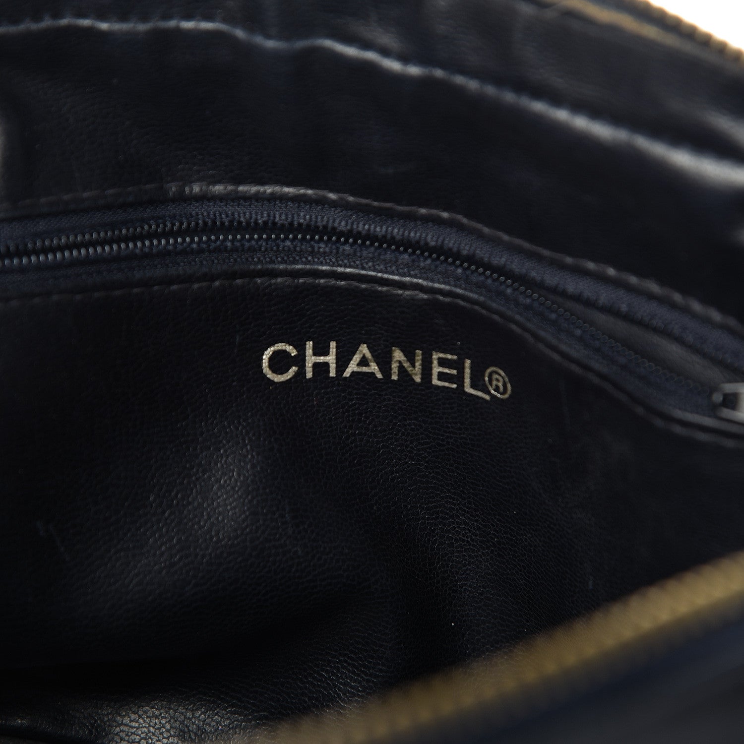 Chanel Lambskin Chevron Quilted Small Camera Case Black 6 of 18