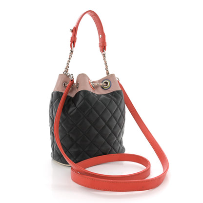 Chanel Lambskin Quilted Cuba Drawstring Tote Multicolor 3 of 16