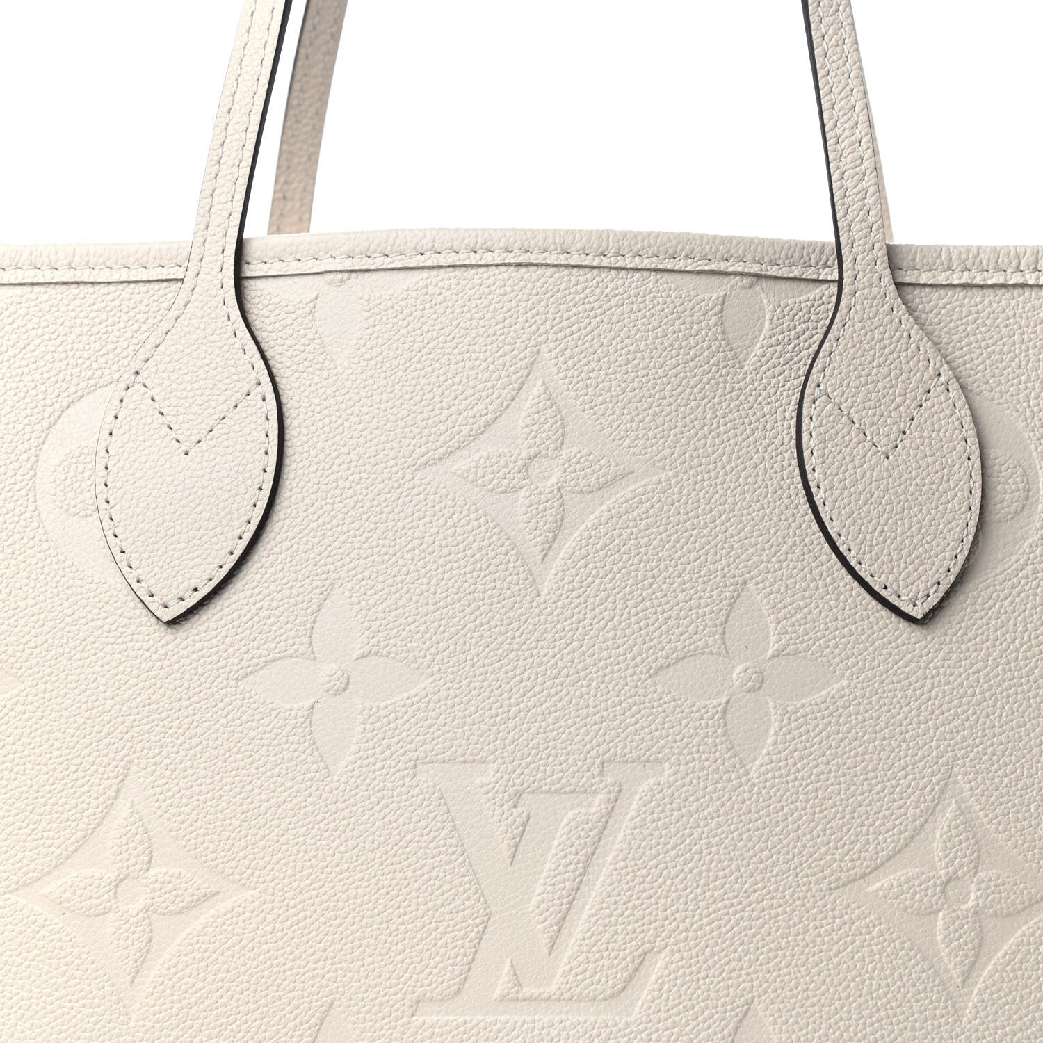 Louis Vuitton Empreinte Monogram Giant Neverfull MM Cream 9 of 9