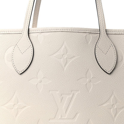 Louis Vuitton Empreinte Monogram Giant Neverfull MM Cream 9 of 9