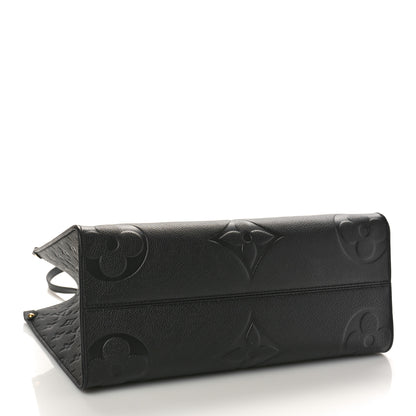 Louis Vuitton Empreinte Monogram Giant Onthego MM Black 4 of 9