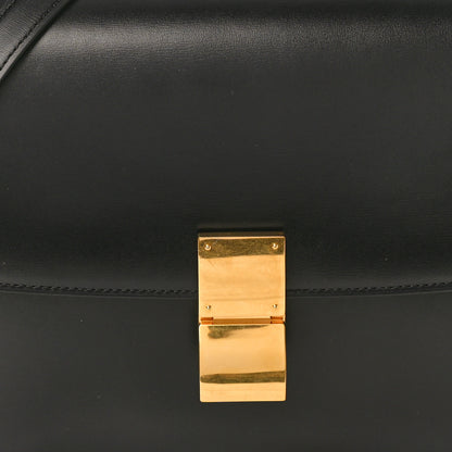 Celine Box Calfskin Medium Classic Box Flap Bag Black 7 of 9