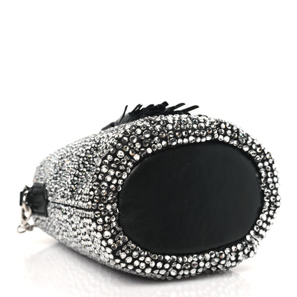 Miu Miu Raso Crystal Starlight Bucket Bag Black 4 of 10