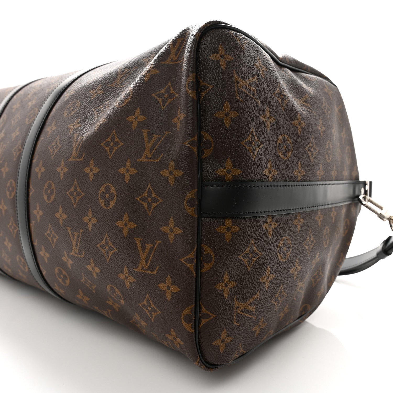Louis Vuitton Monogram Macassar Keepall Bandouliere 55 8 of 9