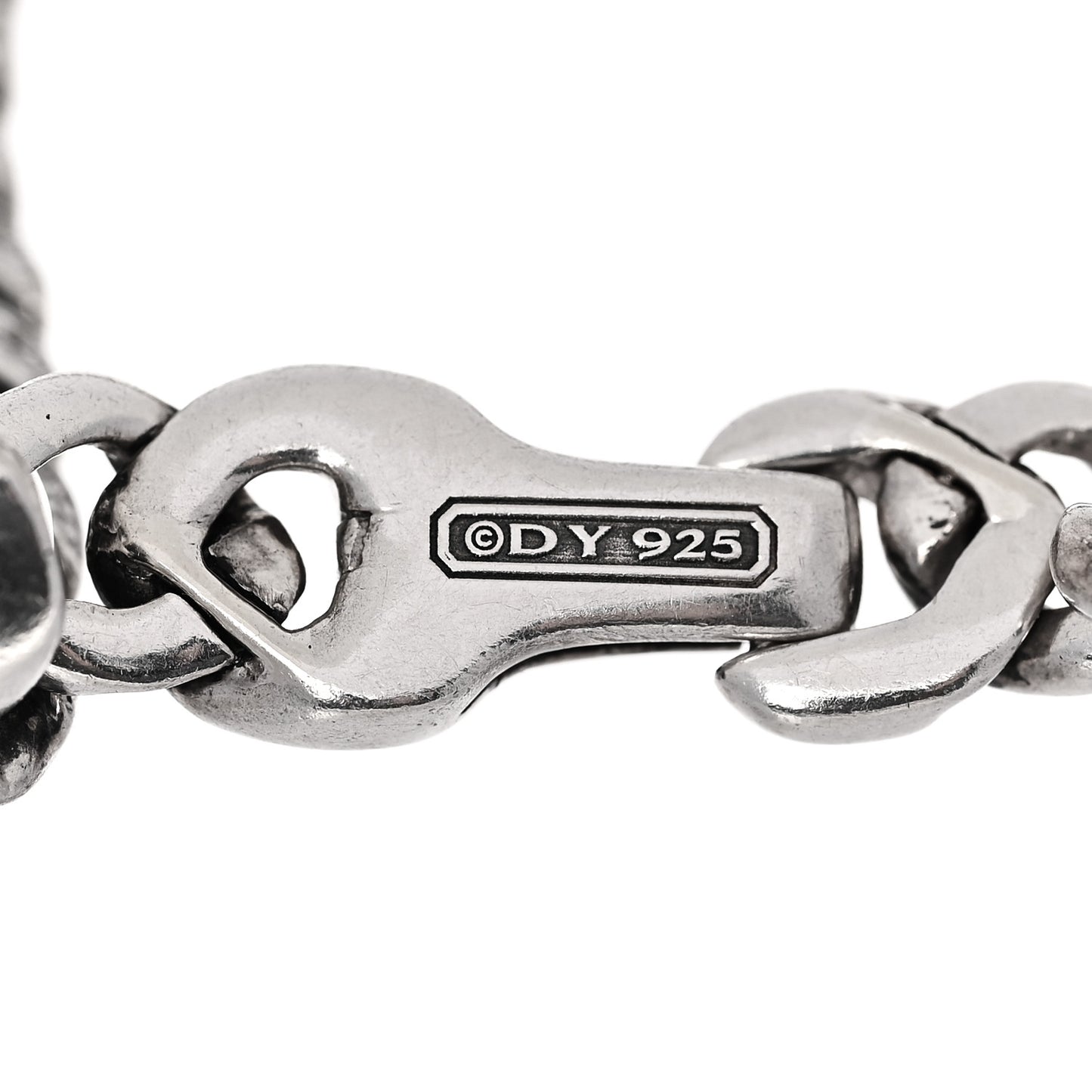 Sterling Silver Diamond 6mm Curb Chain Bracelet