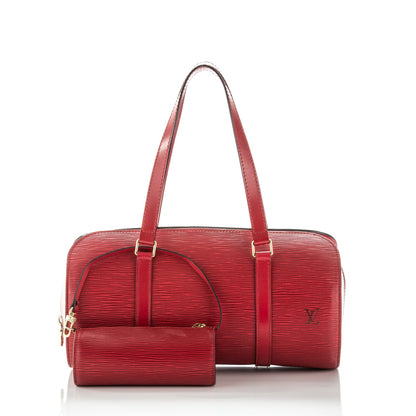 Louis Vuitton Epi Soufflot Castillan Red 8 of 8