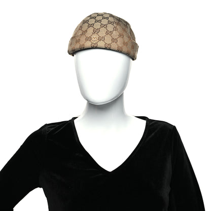 Gucci Monogram GG Hector Beanie 58 Beige Ebony 2 of 10