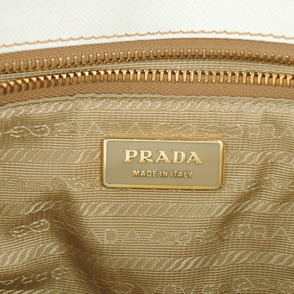 Prada Saffiano Lux Large Galleria Double Zip Tote Talco 5 of 8