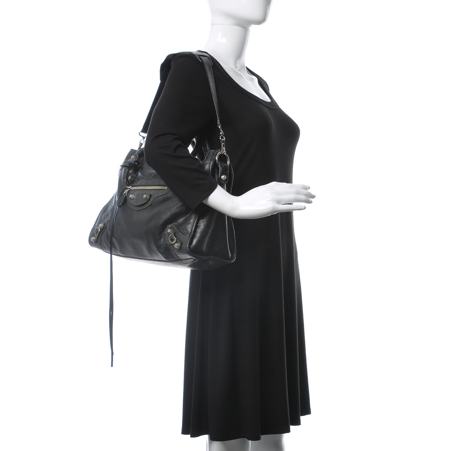 Balenciaga Agneau Giant 12 Silver Hardware City Black 2 of 17