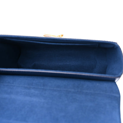 Louis Vuitton Epi Twist Shoulder Bag MM Indigo 5 of 8