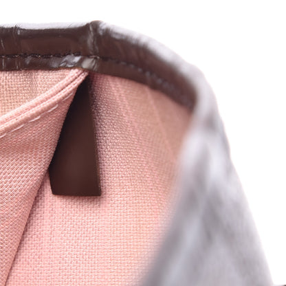 Louis Vuitton Damier Ebene Neo Neverfull MM Rose Ballerine 10 of 24