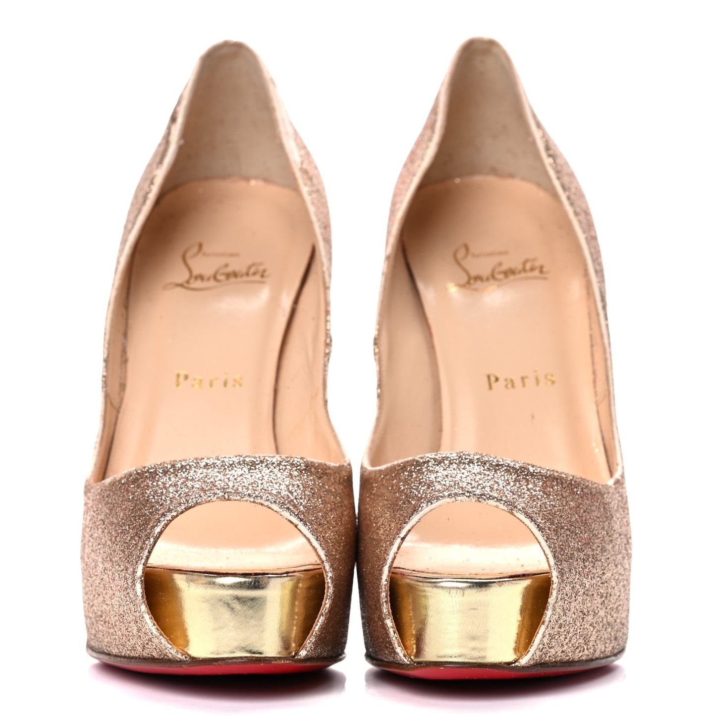 Glitter Vendome 120 Pumps 37 Gold