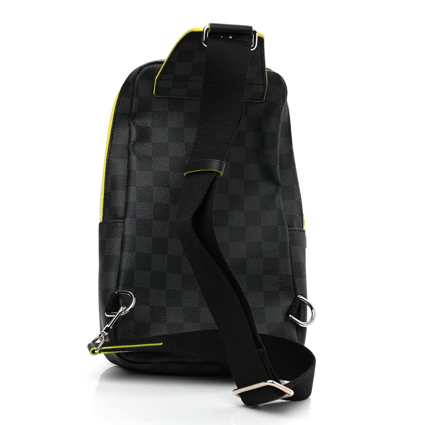 Damier Graphite Avenue Sling Backpack Yellow