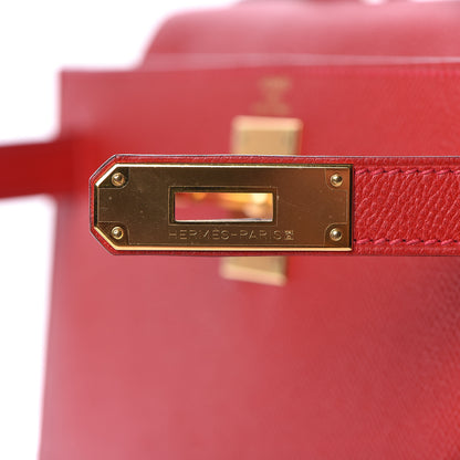 Hermes Epsom Kelly Sellier 28 Rouge Casaque 28 of 42