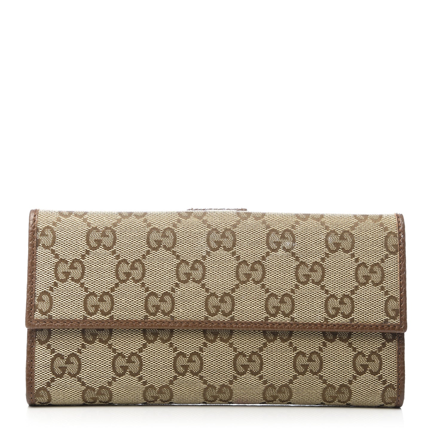 Monogram Continental Flap Wallet Brown
