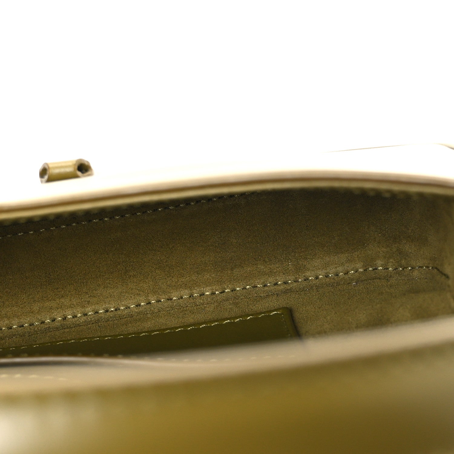 Saint Laurent Smooth Calfskin Le 5 A 7 Hobo Mini Olive Drab 5 of 10