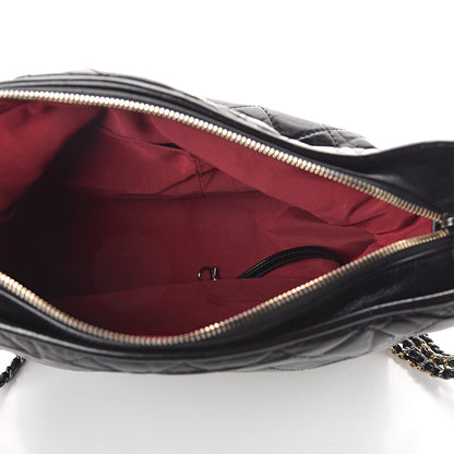 Chanel Aged Calfskin Quilted Medium Gabrielle Hobo Black 4 of 9