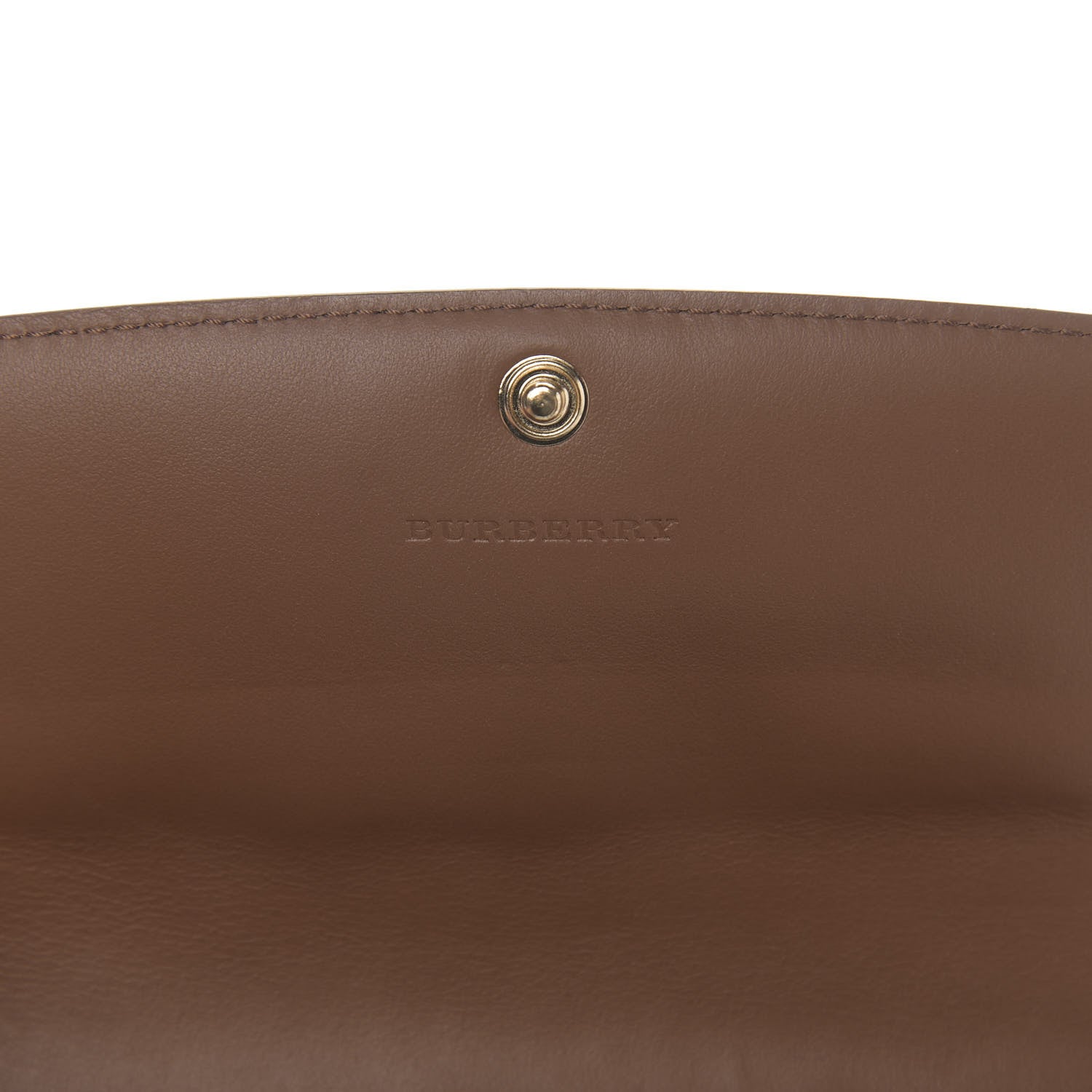 Burberry Haymarket Check Halton Wallet Tan 5 of 5