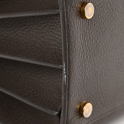 Saint Laurent Grained Calfskin Small Sac De Jour Fog 14 of 18
