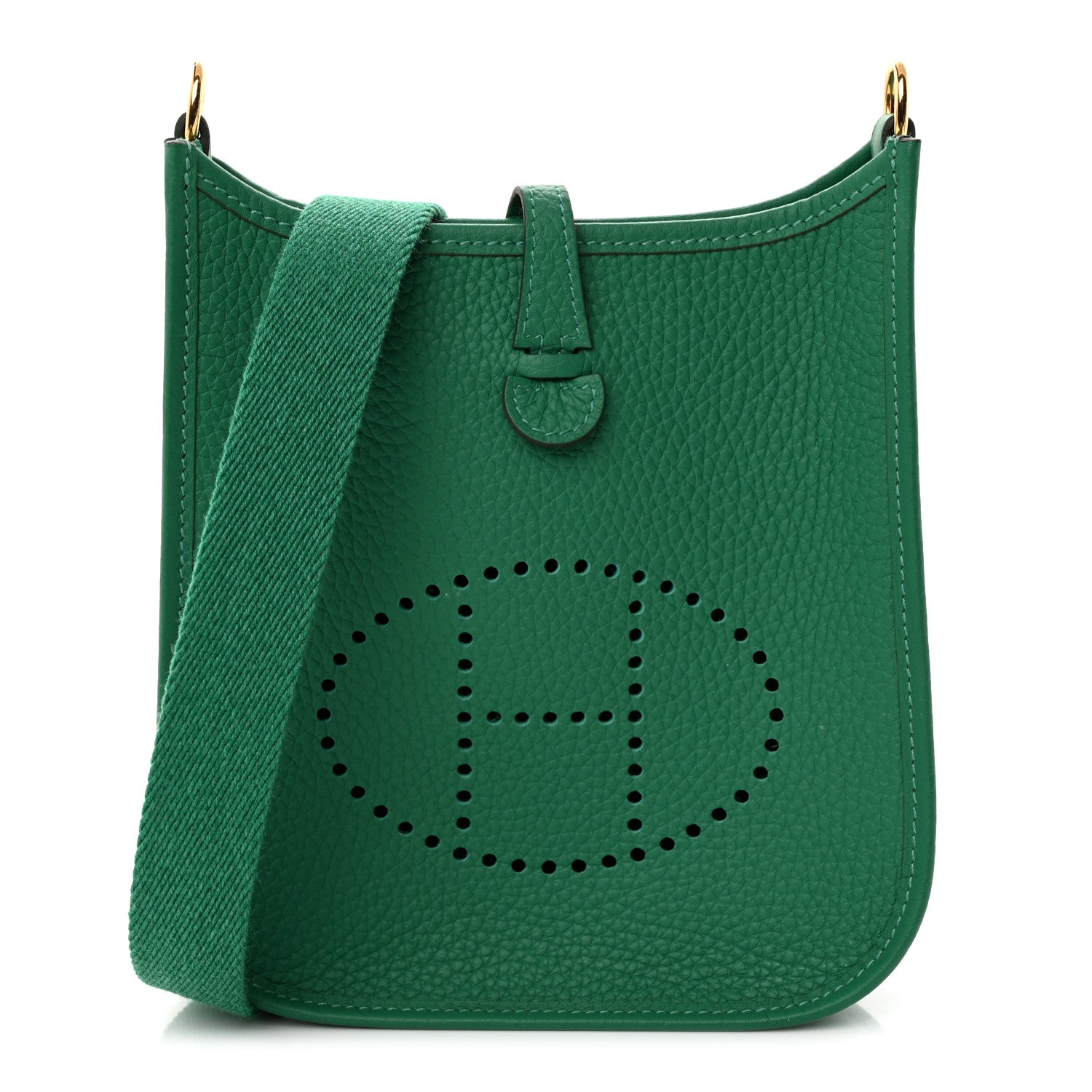 Hermes Taurillon Clemence Evelyne TPM Vert Vertigo 1 of 11