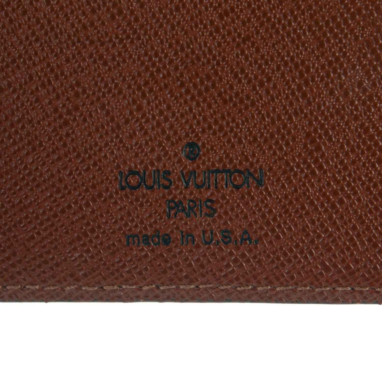 Louis Vuitton Monogram Simple Checkbook Holder Wallet Cover 6 of 7