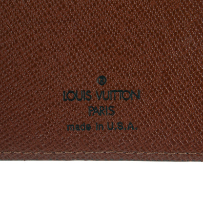 Louis Vuitton Monogram Simple Checkbook Holder Wallet Cover 6 of 7