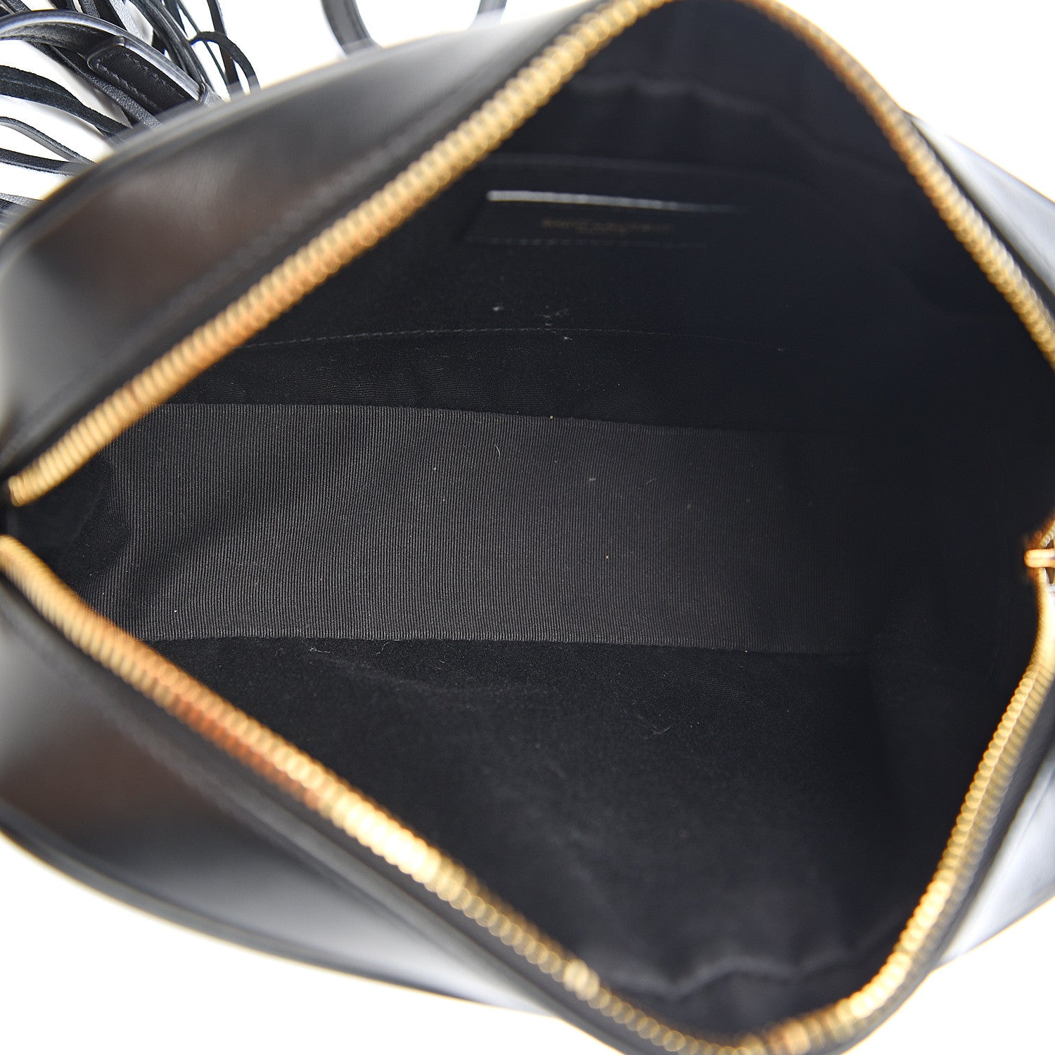 Saint Laurent Calfskin Matelasse Monogram Lou Camera Bag Black 4 of 8