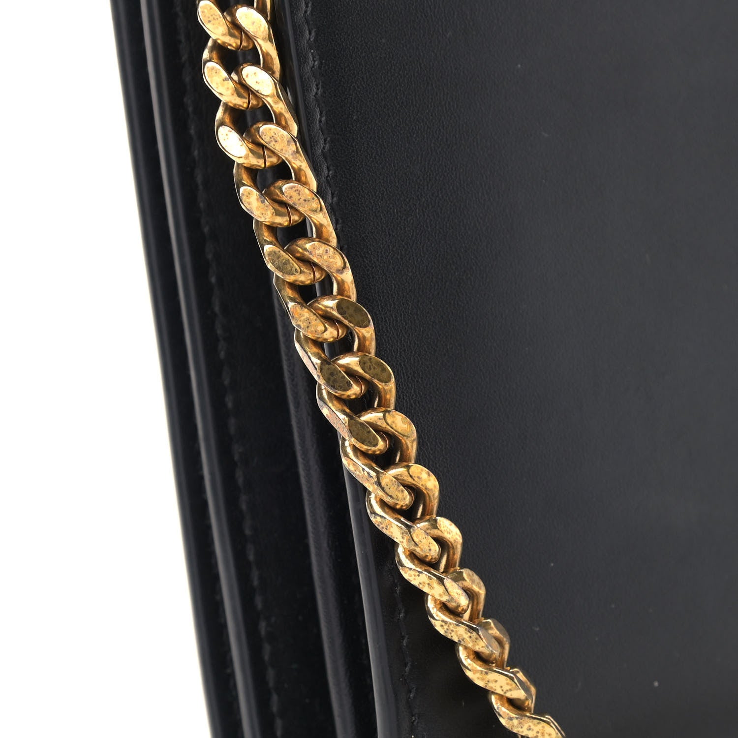 Saint Laurent Smooth Calfskin Medium Classic Monogram Kate Satchel Black 17 of 17