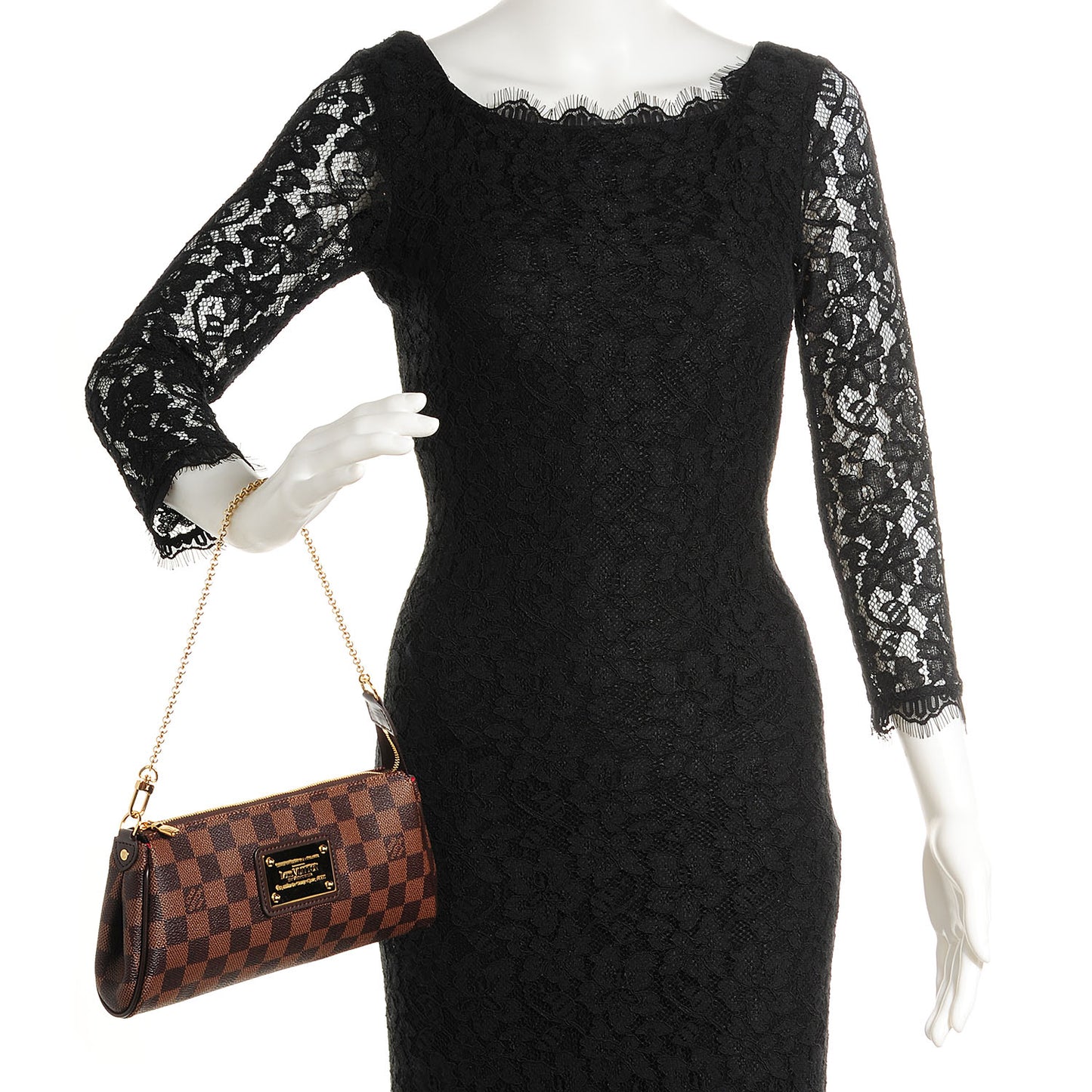 Damier Ebene Eva Clutch
