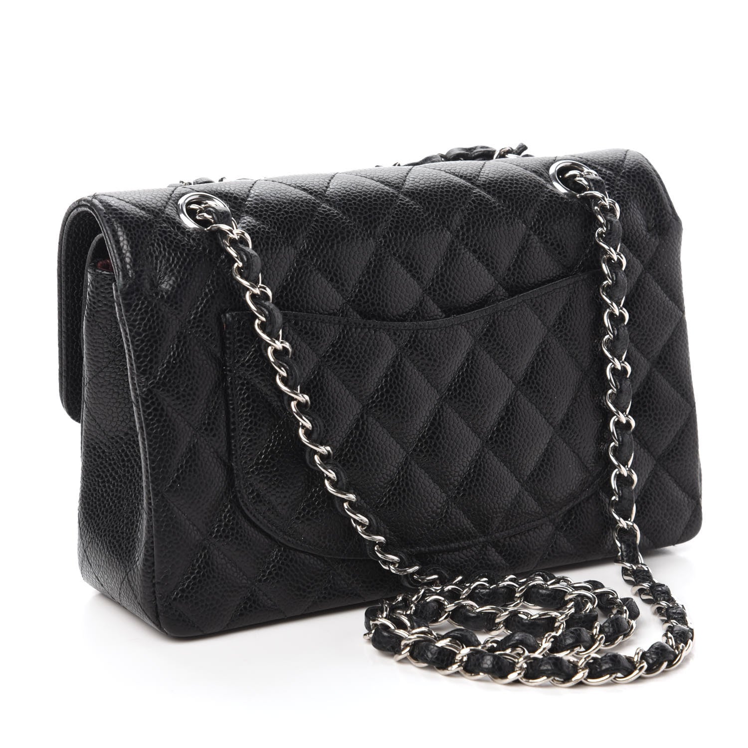 Chanel Caviar Quilted Small Double Flap Black 3 of 11