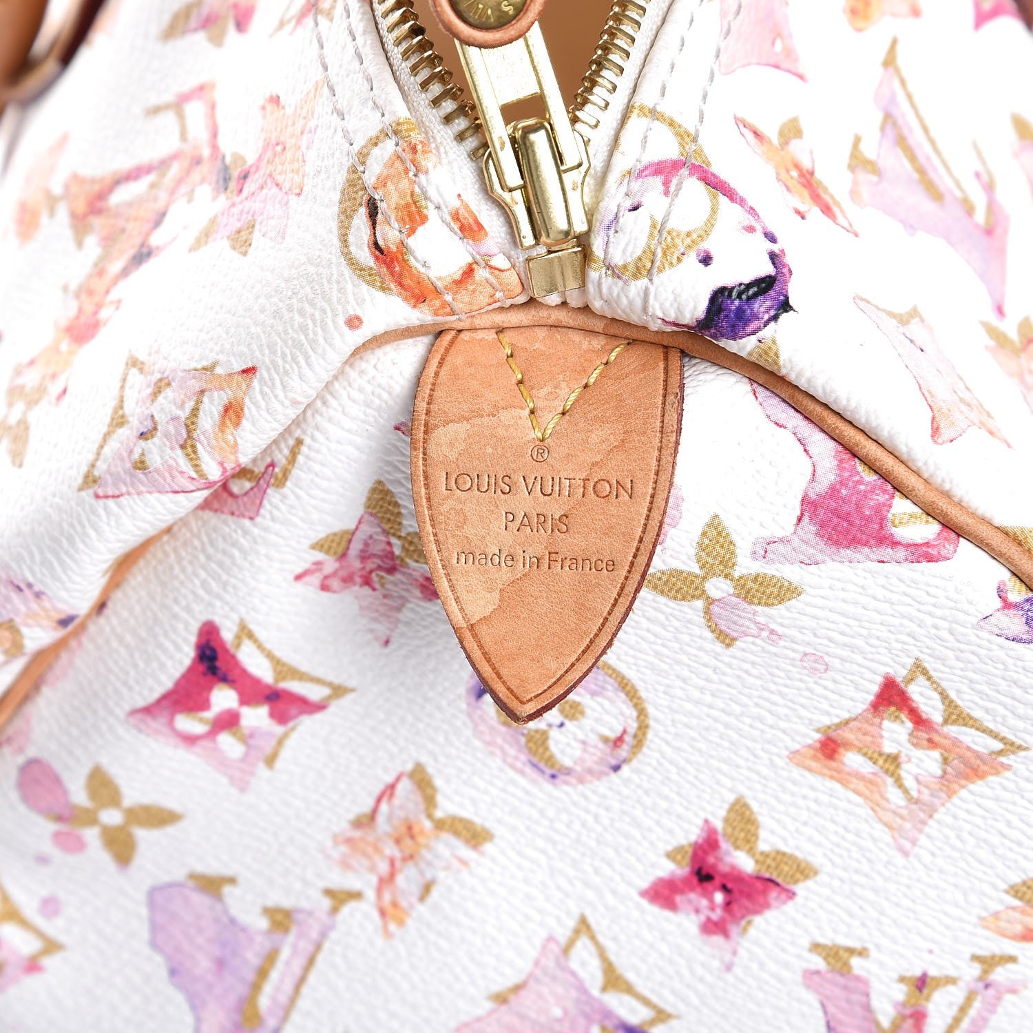 Louis Vuitton Watercolor Aquarelle Speedy 35 White 6 of 11