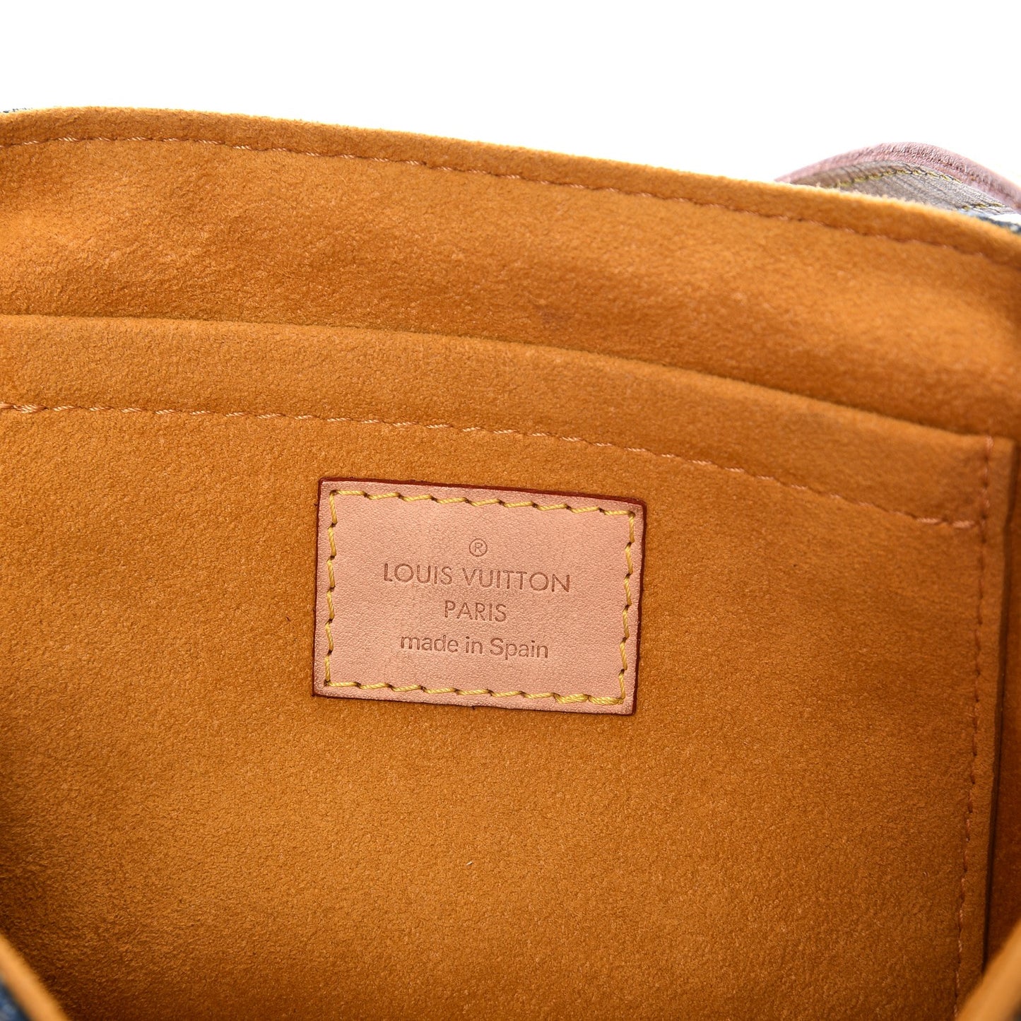 Monogram Denim Mini Pleaty Blue
