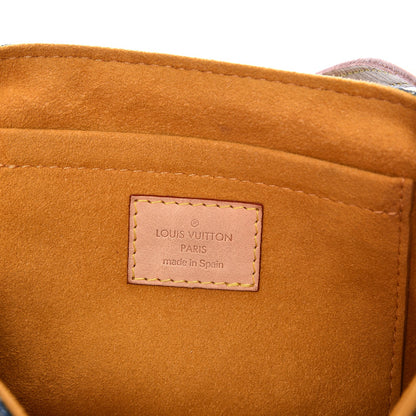 Louis Vuitton Monogram Denim Mini Pleaty Blue 6 of 7