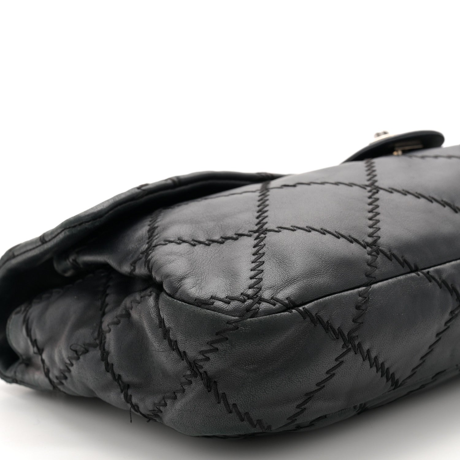 Chanel Lambskin Ultimate Stitch Maxi Flap Black 9 of 11