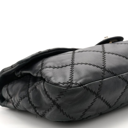 Chanel Lambskin Ultimate Stitch Maxi Flap Black 9 of 11