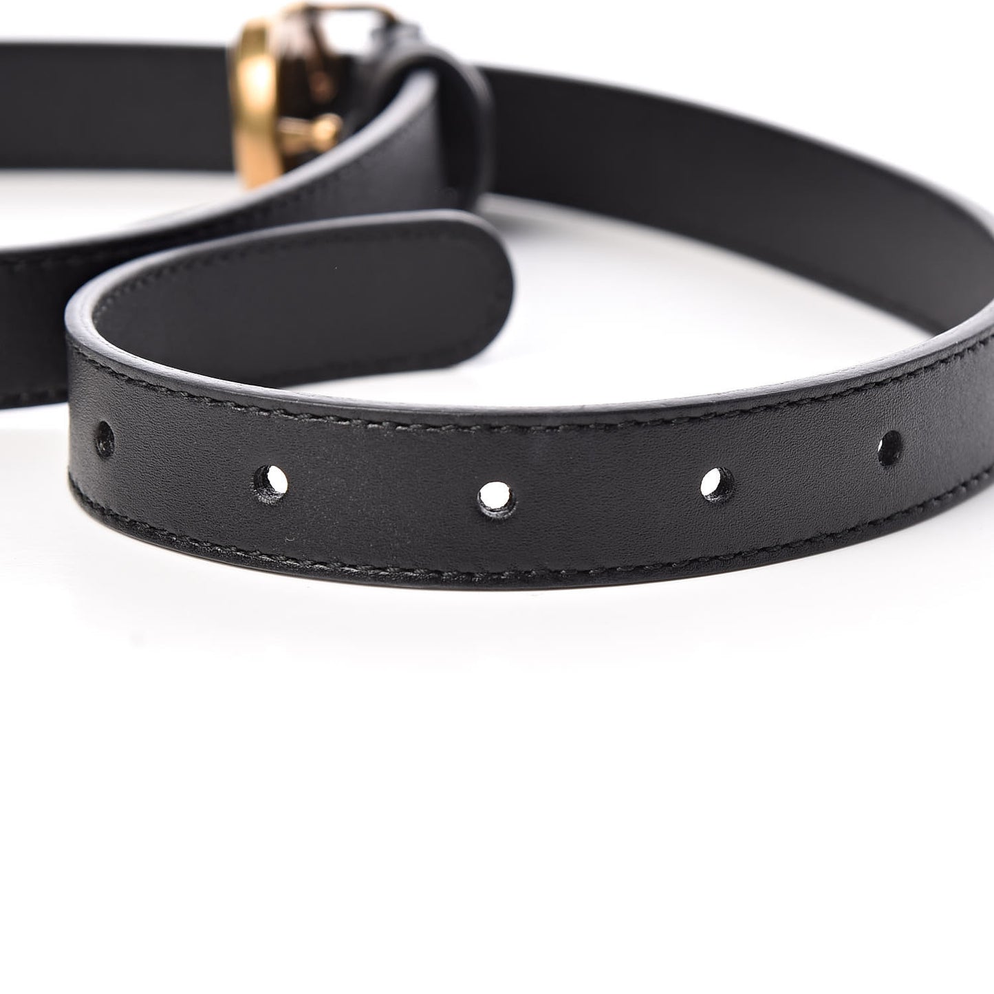 Calfskin Double G 20mm Belt 70 28 Black
