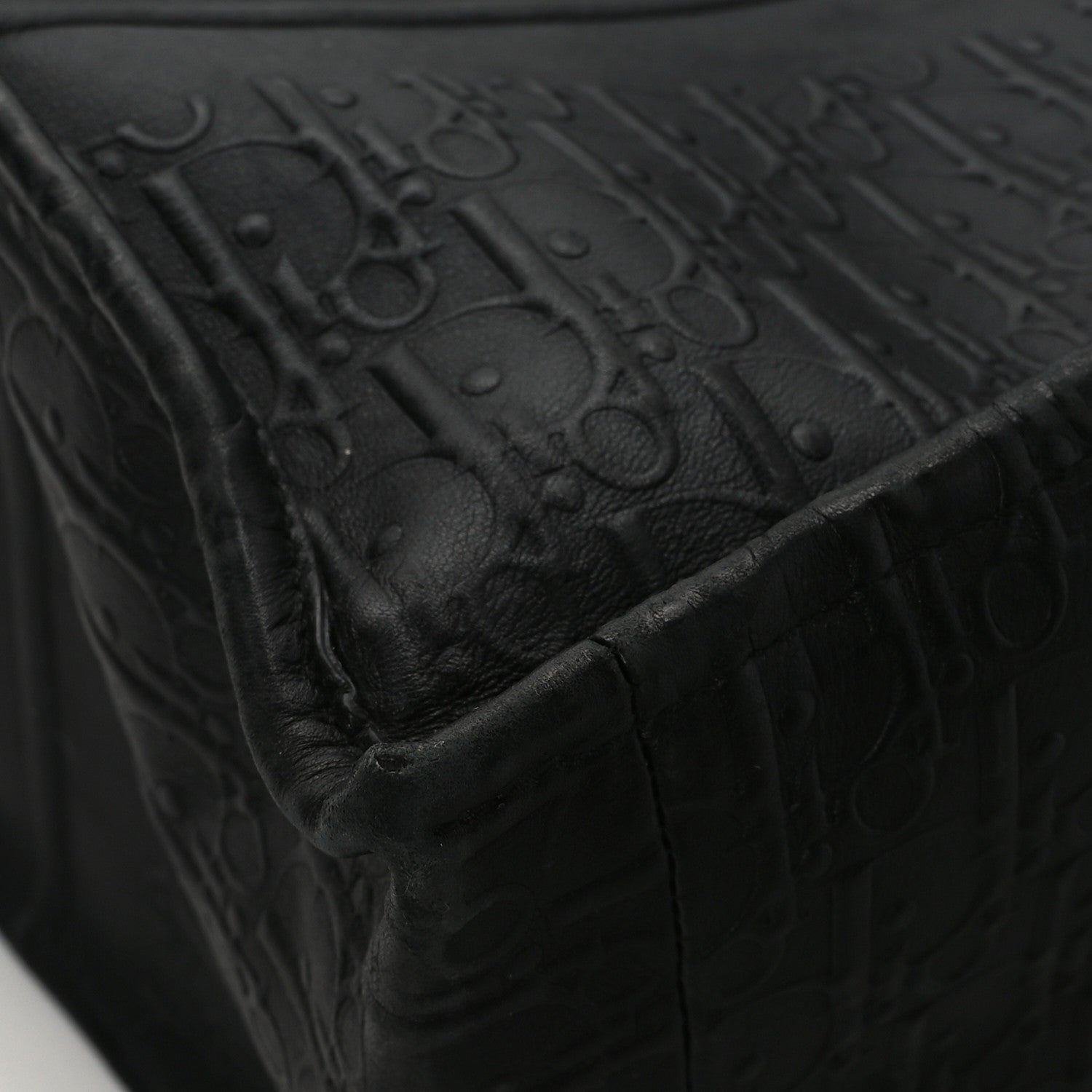 Christian Dior Oblique Calfskin Embossed Large Book Tote Black 11 of 11