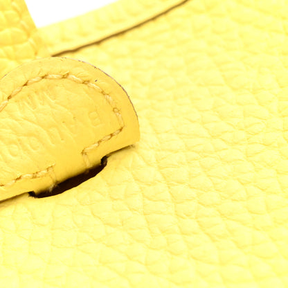 Hermes Taurillon Clemence Evelyne TPM Lime 7 of 12