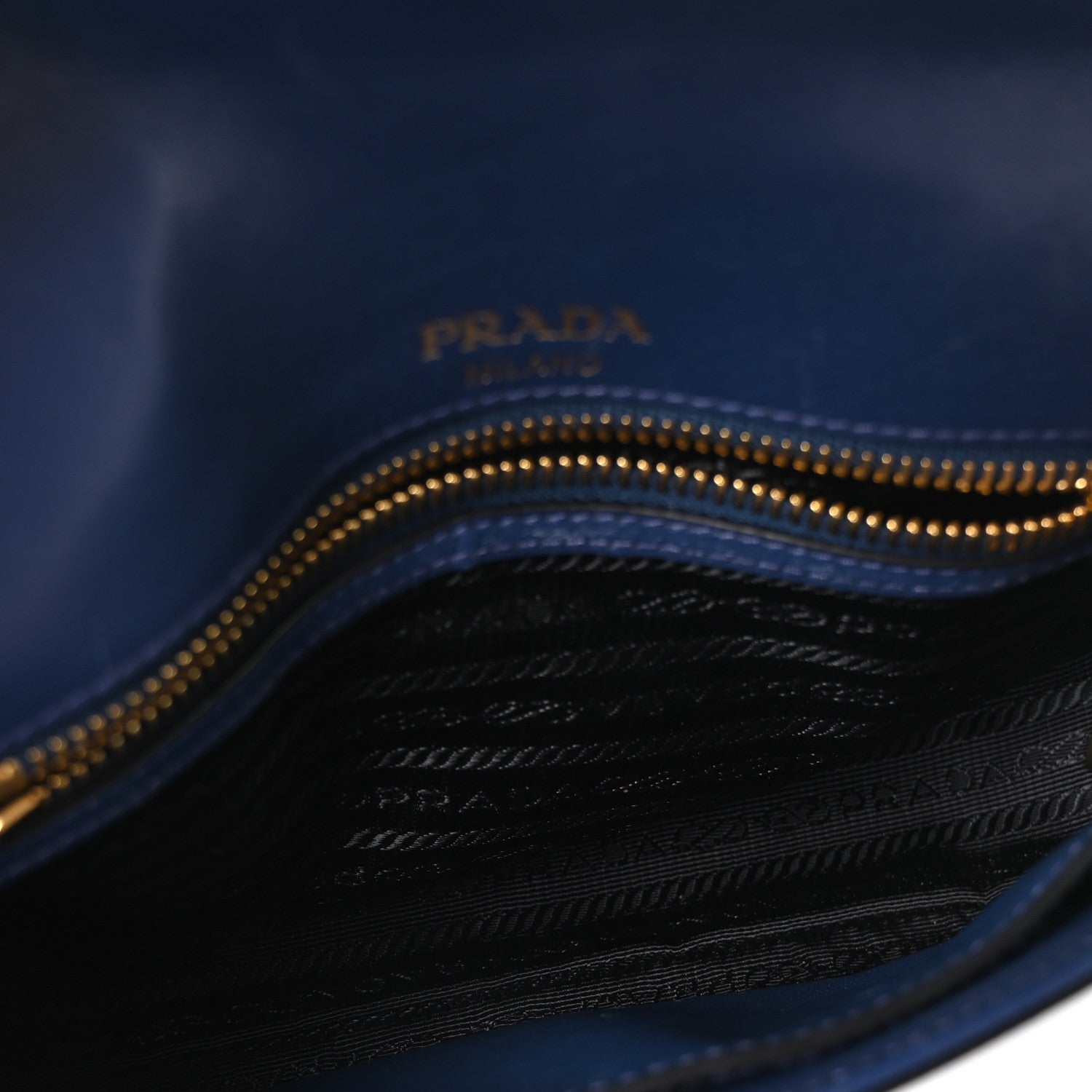 Prada Saffiano Flap Shoulder Bag Bluette 5 of 10