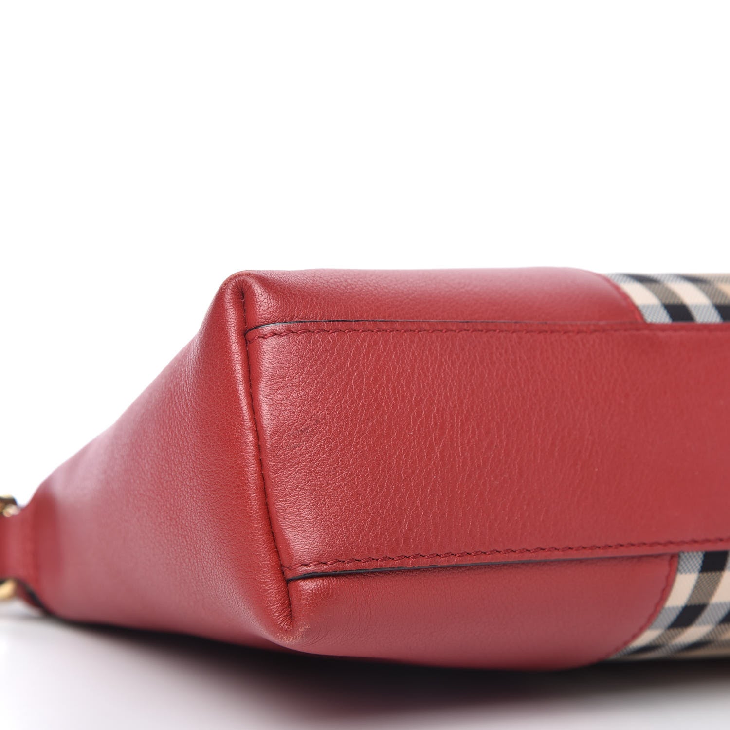 Burberry Horseferry Check Small Chichester Crossbody Clutch Bag Parade Red 6 of 12