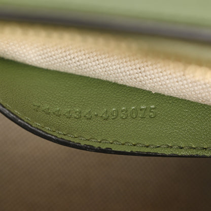 Gucci Sakai Be Green Calfskin Diagonal Stitched Blondie Top Handle Bag Light Green 11 of 12