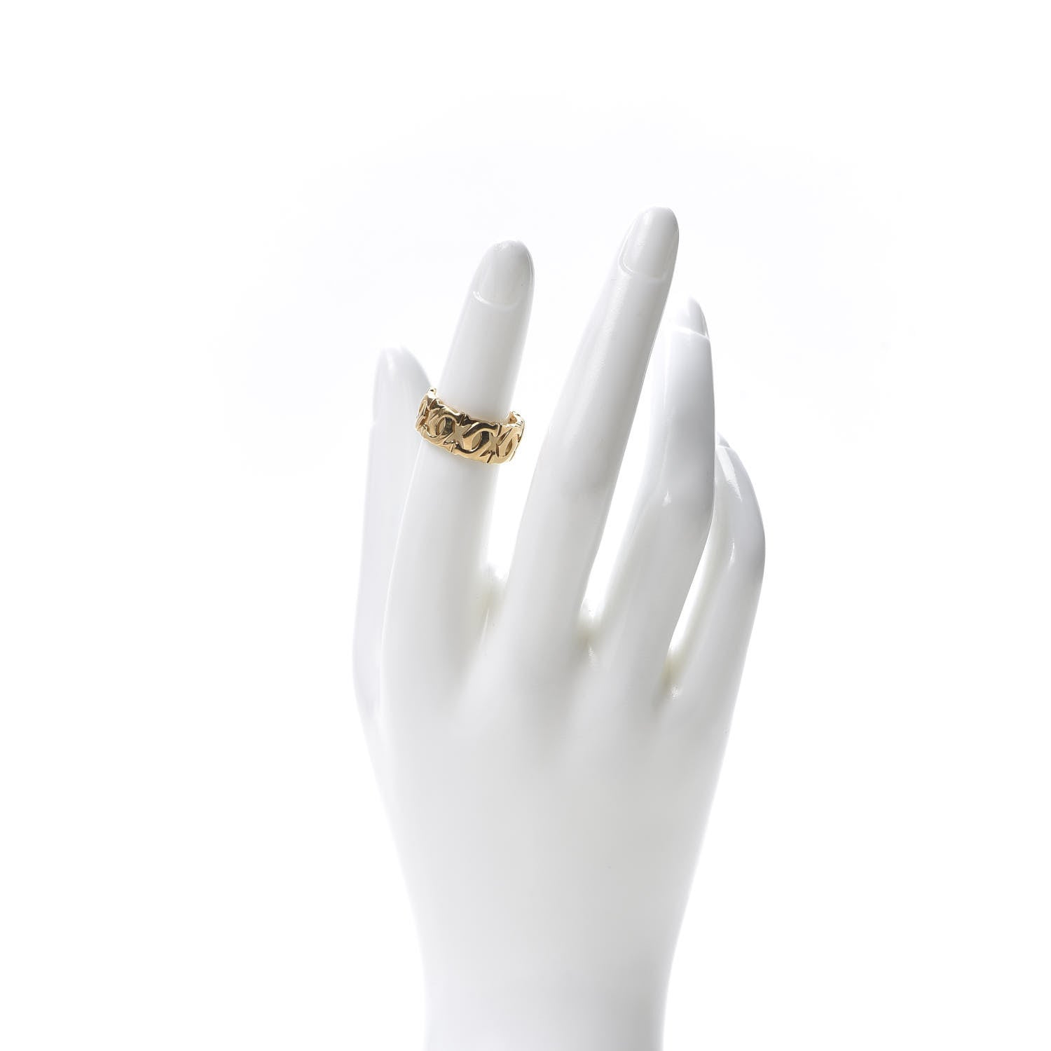 Cartier 18K Yellow Gold Entrelaces Ring 50 5.25 2 of 5