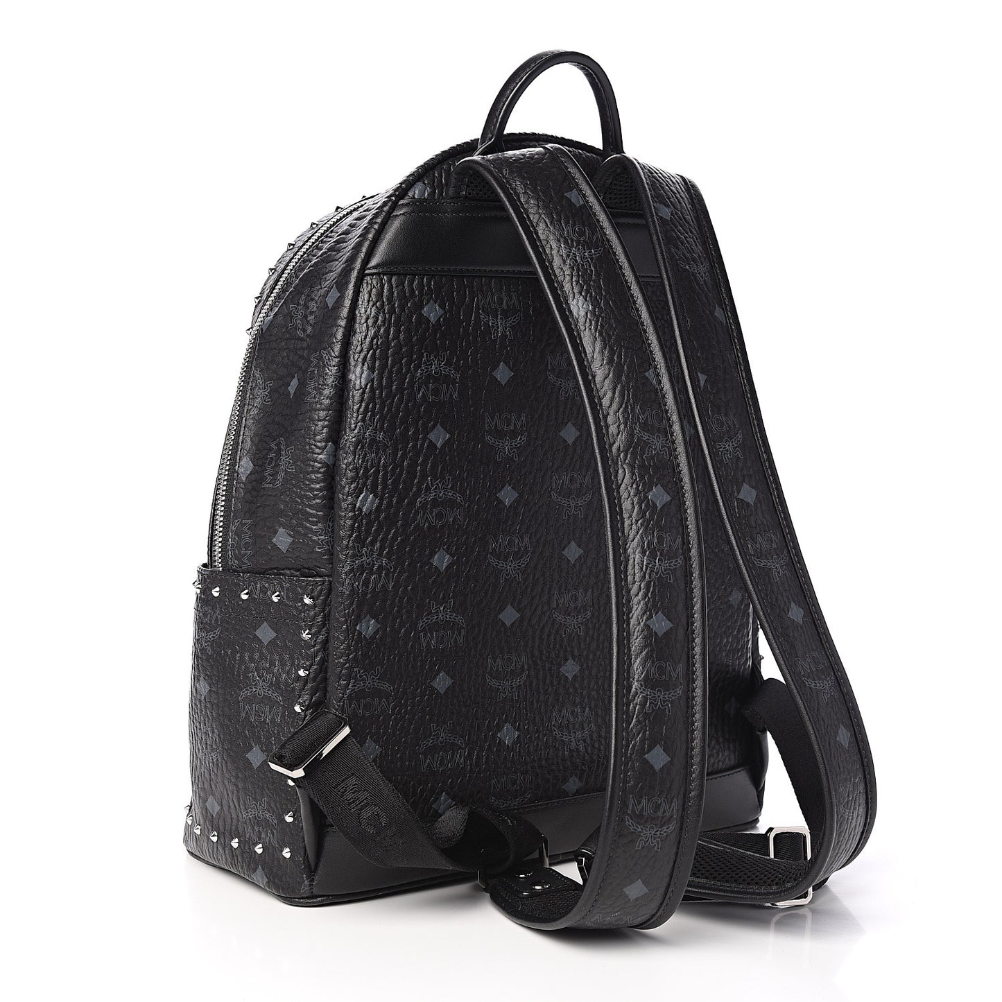 Visetos Studded Small Stark Backpack Black