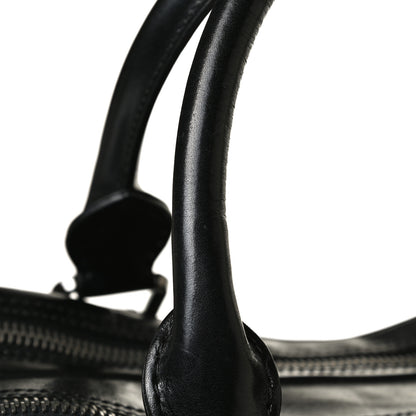 Burberry Nylon Beat Check Studded Satchel Black 13 of 18