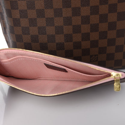 Louis Vuitton Damier Ebene Neo Neverfull MM Rose Ballerine 8 of 8